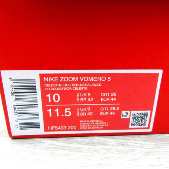 Nike Zoom Vomero 5 Athletic Shoes Men's Size 10 Celestial Gold NEW - Picture 13 of 16